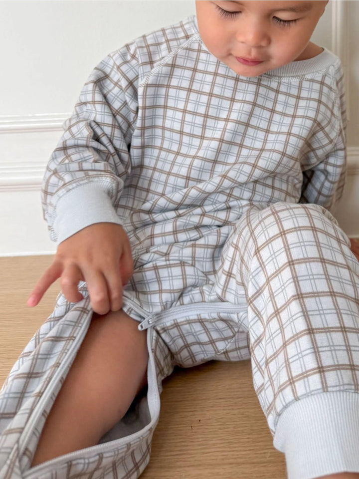 Gunamuna Fleece Jumpsuit - Plaid