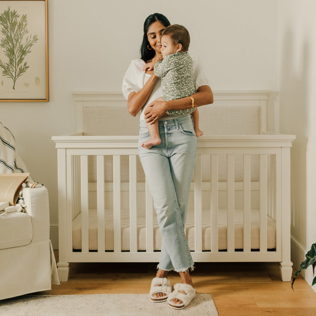 Namesake Darlington 4-in-1 Convertible Crib - Warm White