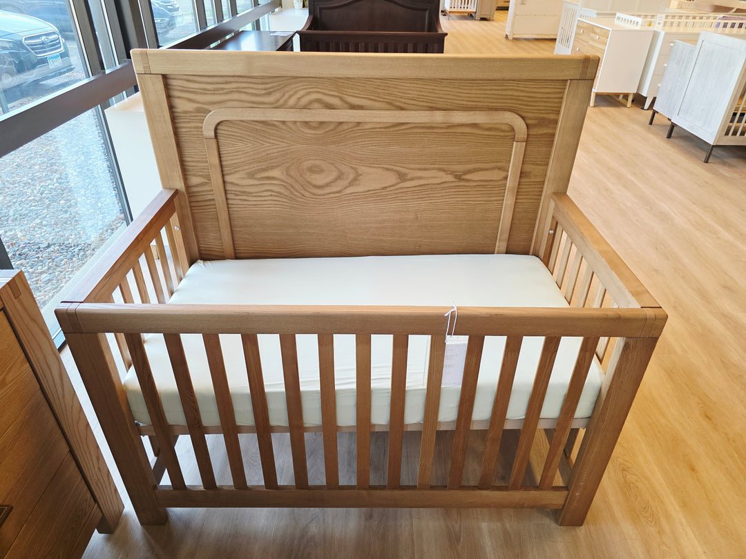 Nartart Toscano Convertible Crib + Double Dresser - Wheat - FLOOR MODEL
