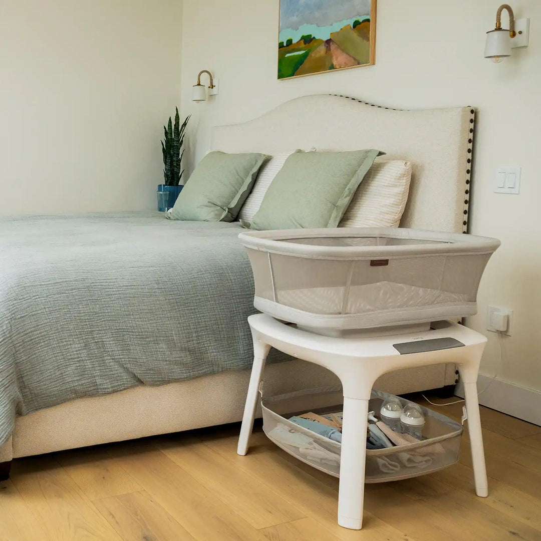 uppababy bassinet sleeping at night UPPAbaby Soma Smart Bassinet – Baby Grand