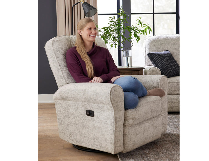 Best Josey Swivel Recliner w/Power-Tilt Headrest
