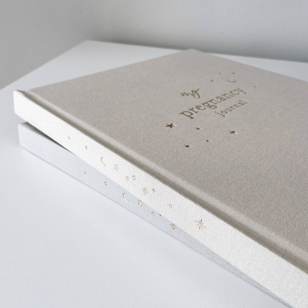 Blush and Gold Pregnancy Journal  -  Ivory