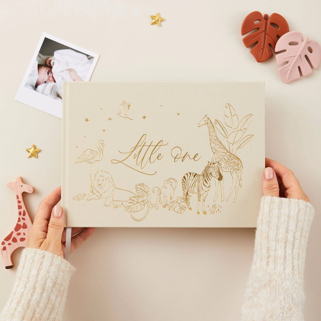 Blush and Gold My Baby Journal Newborn Keepsake Memory Book Gift