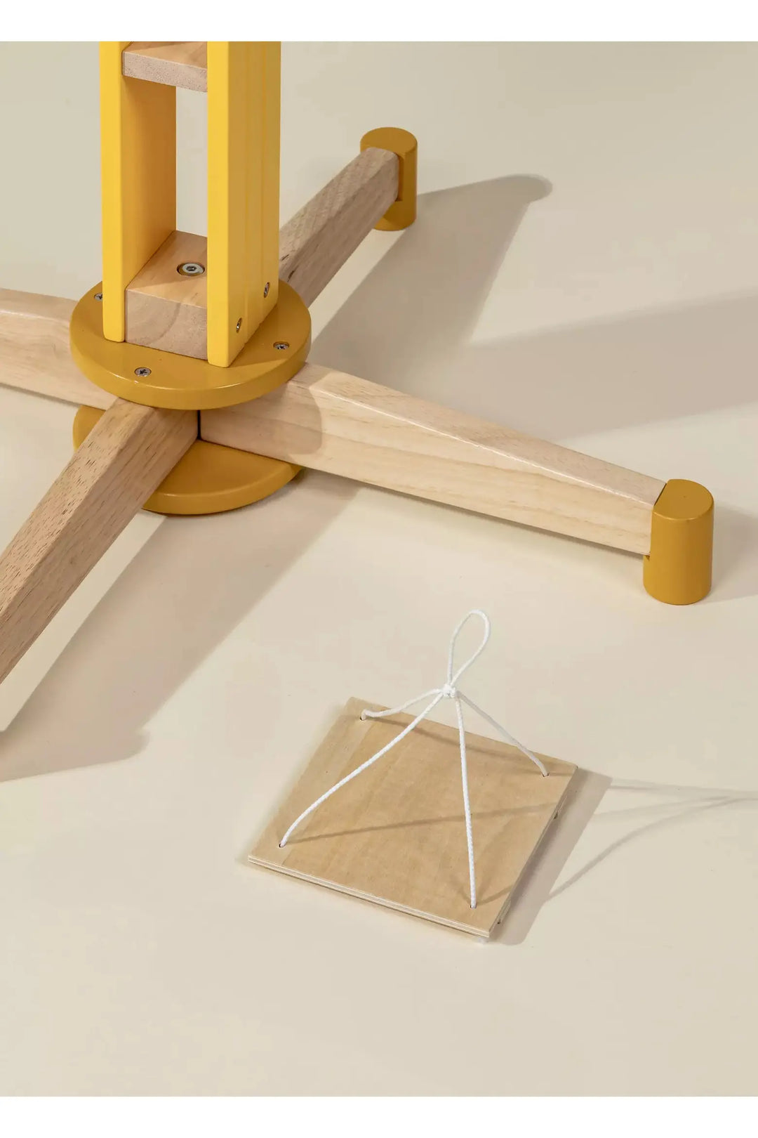 Coco Village Wooden Construction Crane