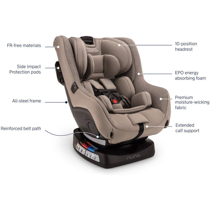 Nuna RAVA Fire Retardant-Free Convertible Car Seat