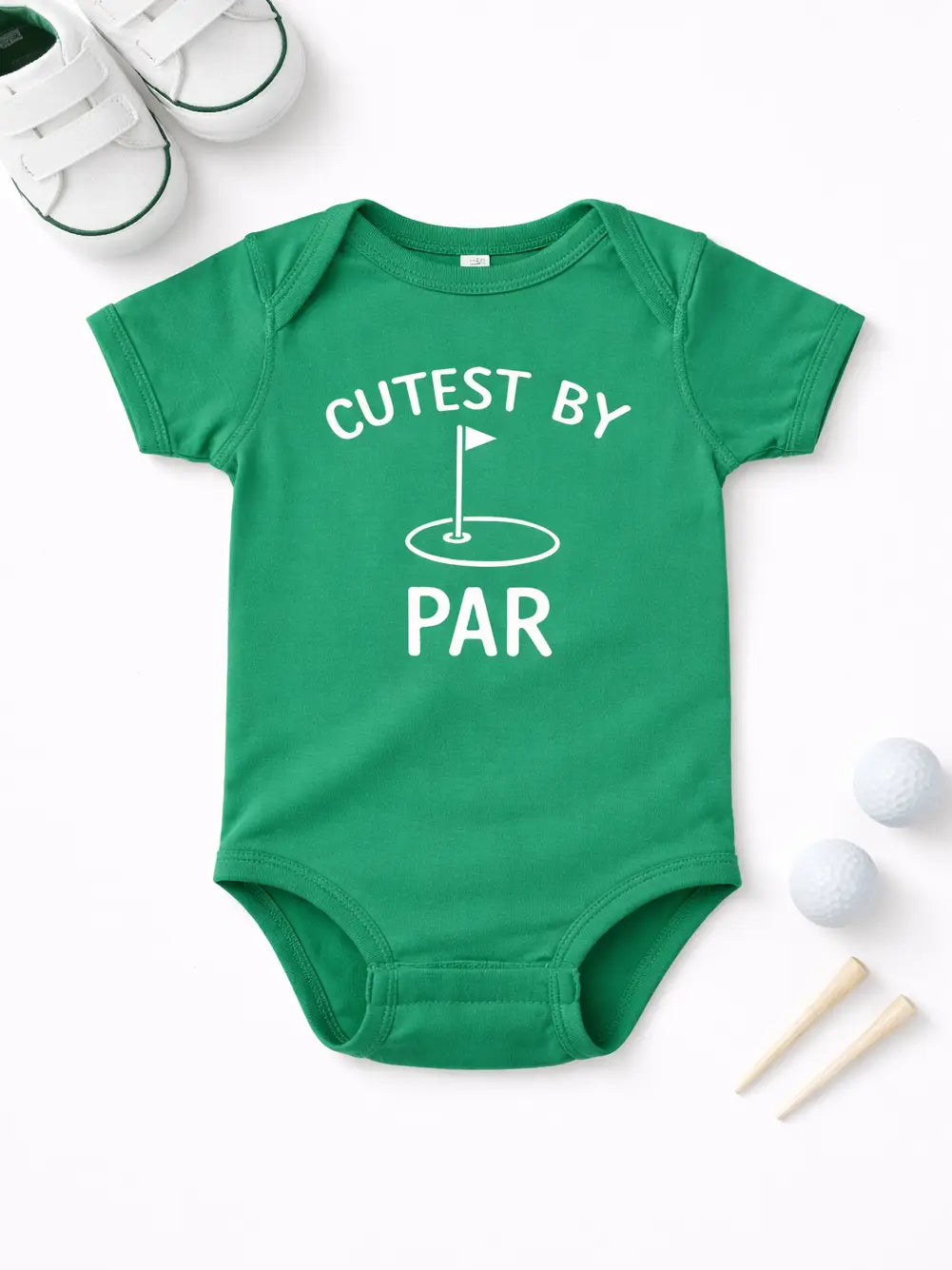 Cutest by Par Golf Onesie For Baby