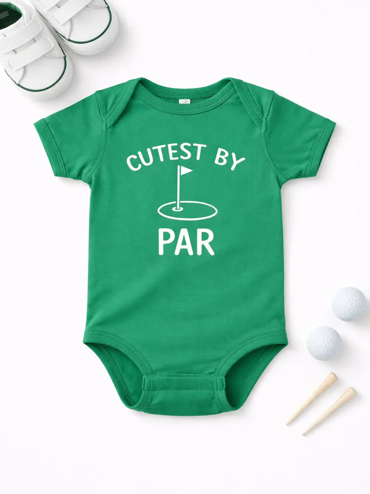 Cutest by Par Golf Onesie For Baby