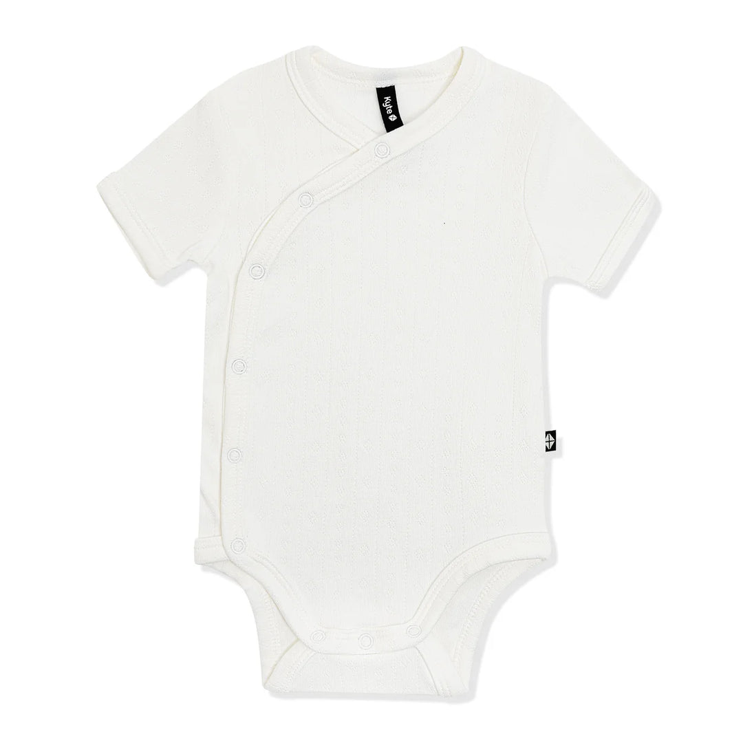 Kyte Baby Pointelle Kimono Bodysuit