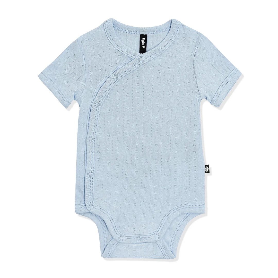 Kyte Baby Pointelle Kimono Bodysuit