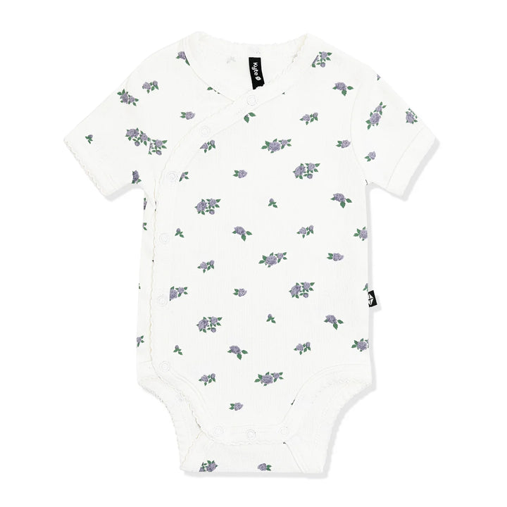 Kyte Baby Pointelle Kimono Bodysuit