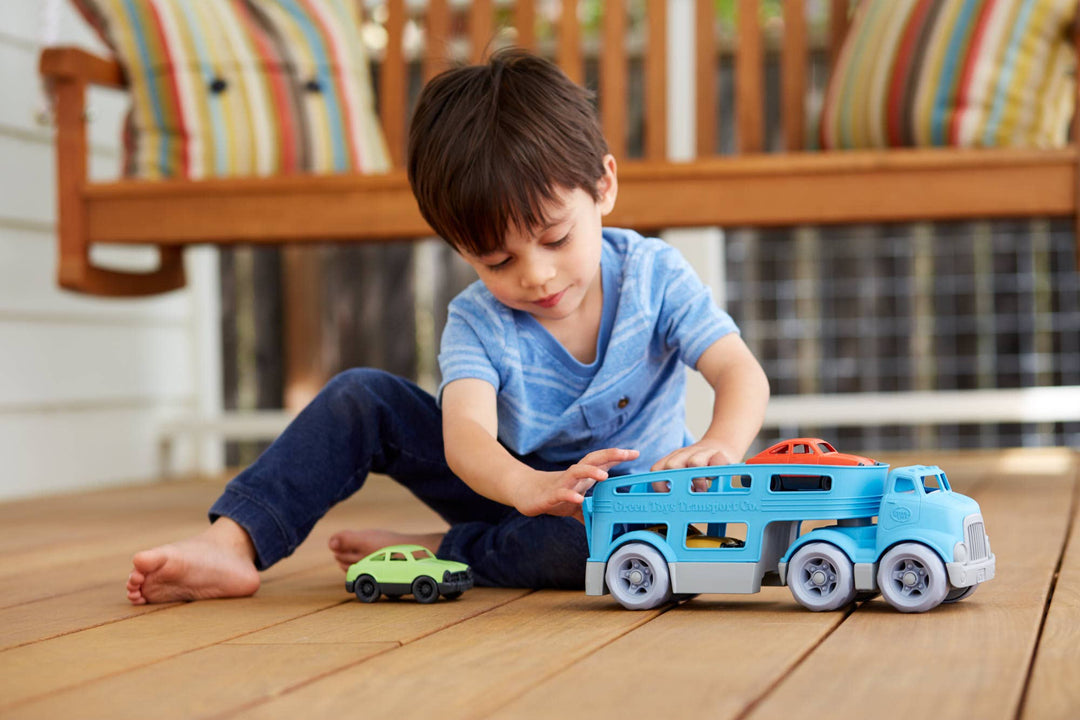 Green Toys Car Carrier w/ 3 Mini Cars