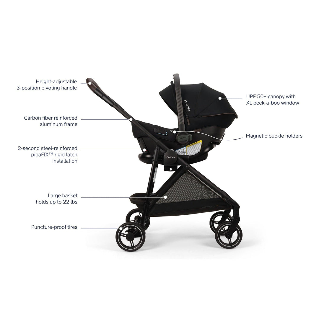nuna stroller base only Nuna Pipa Urbn FLEX System Stroller + Car Seat