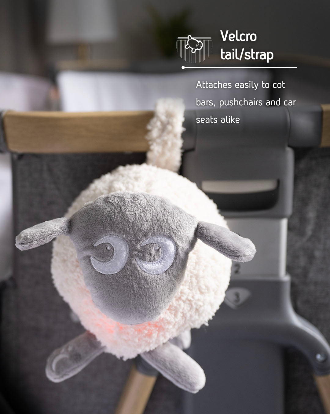 Ewan Deluxe Baby Shushing Sleep Sheep
