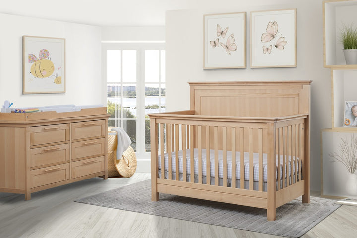Sorelle Luna Convertible Crib and Dresser Set - Italian Made