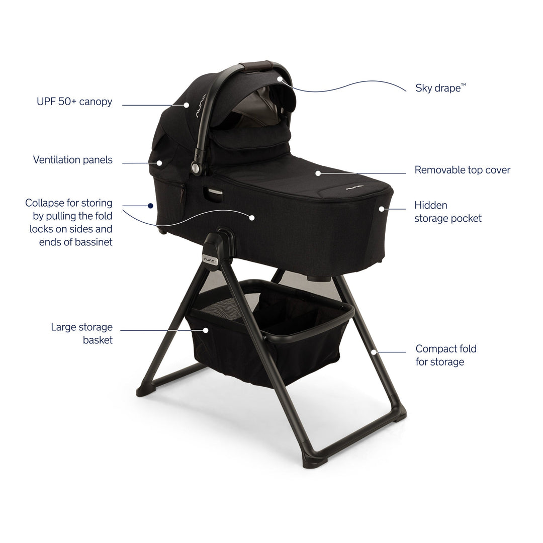 Nuna Demi Next/Icon Bassinet + Stand