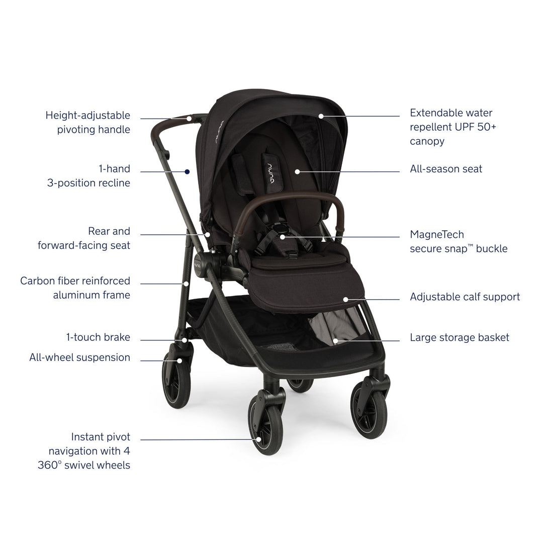 forward facing car seat stroller Nuna SWIV Stroller – Baby Grand