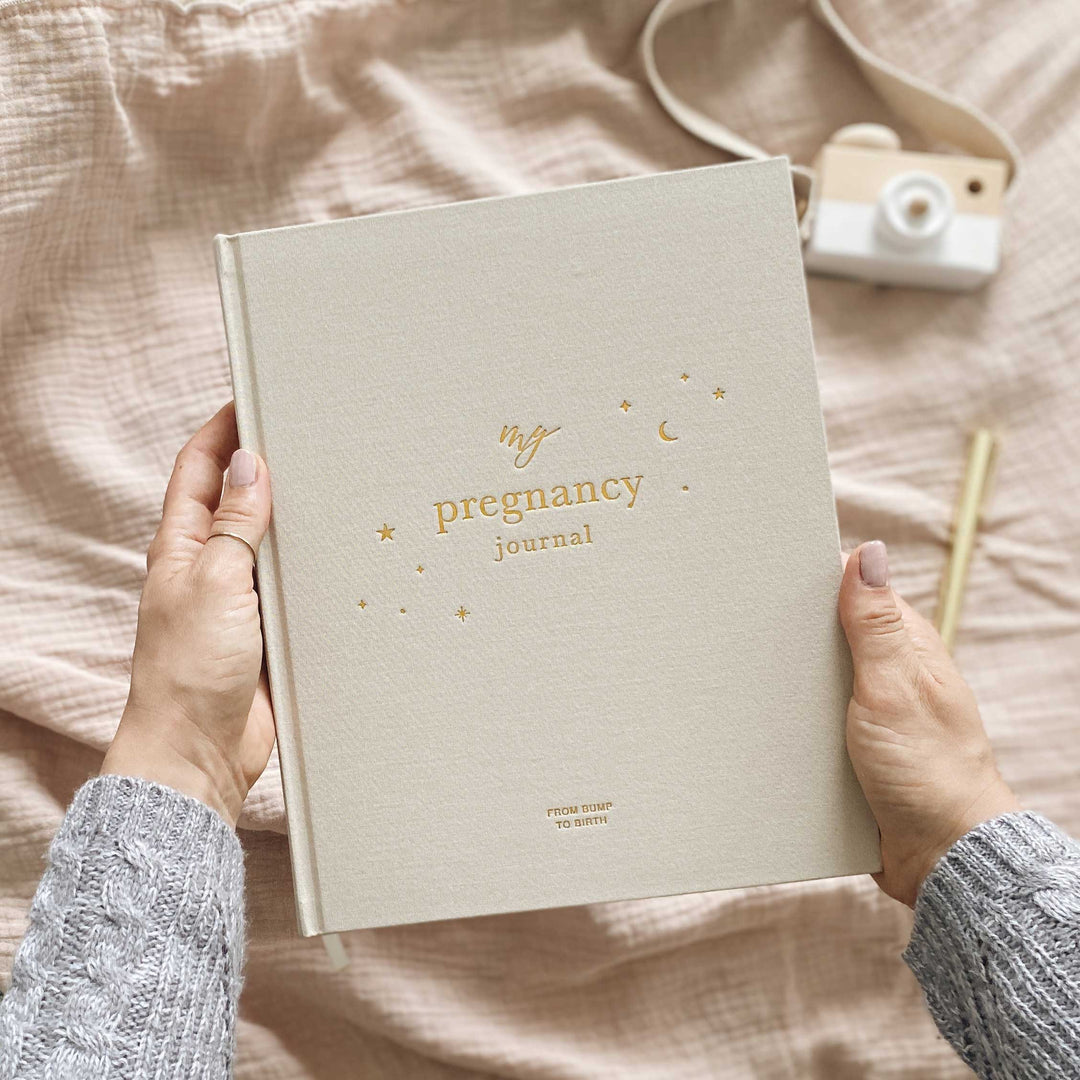 Blush and Gold Pregnancy Journal  -  Ivory