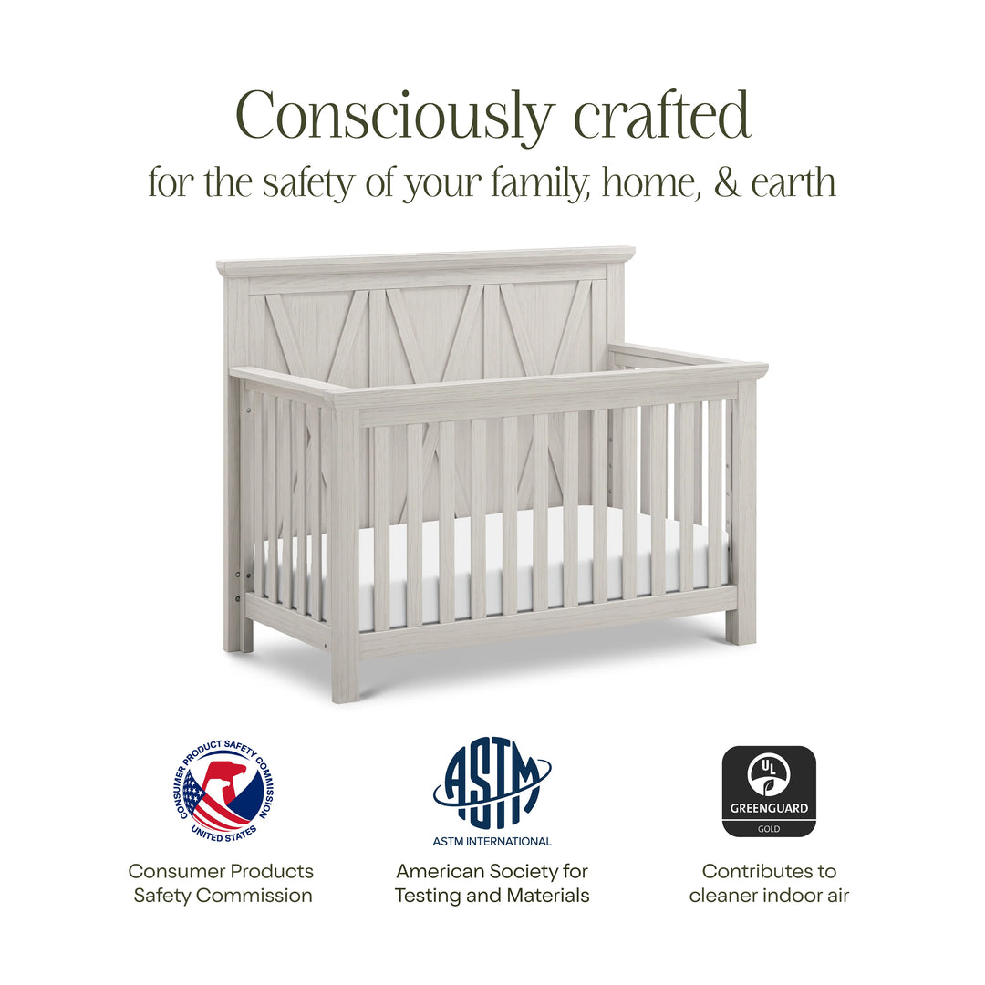 Monogram by Namesake Emory 4-in-1 Convertible Crib