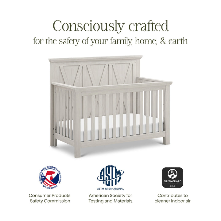 Monogram by Namesake Emory 4-in-1 Convertible Crib