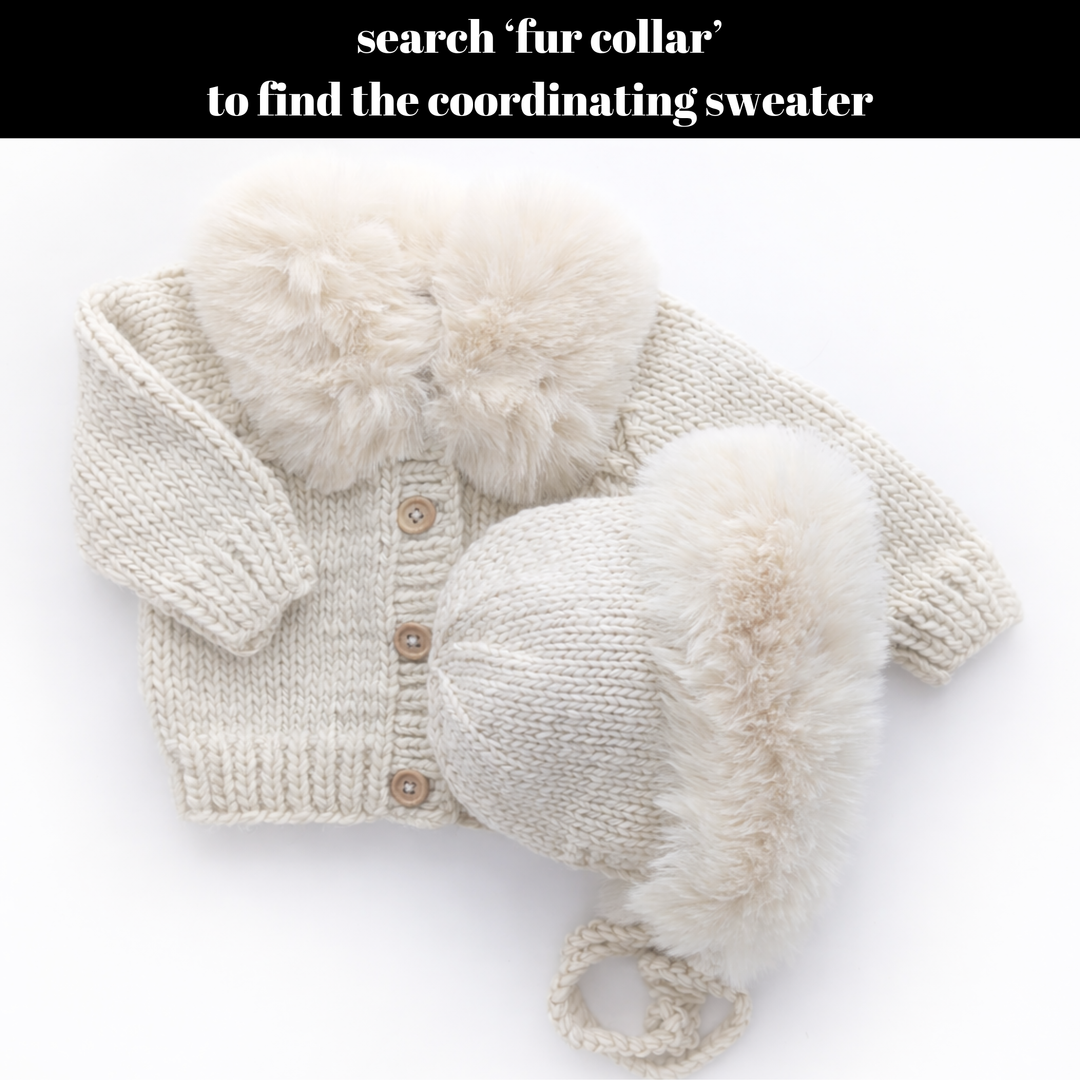 Huggalugs Cuddle Bonnet - Natural