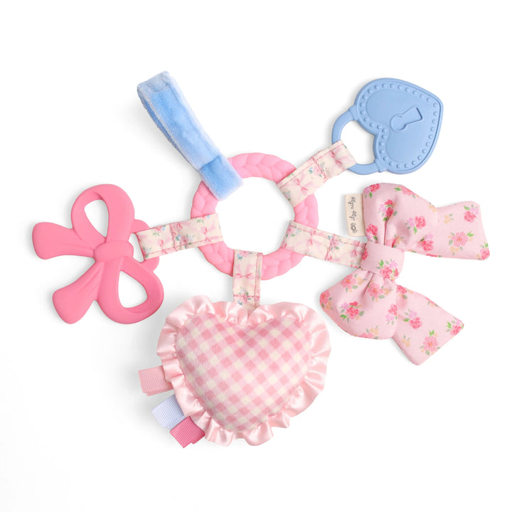 Itzy Rity Bitzy Busy Ring Teething Activity Toy - Bow