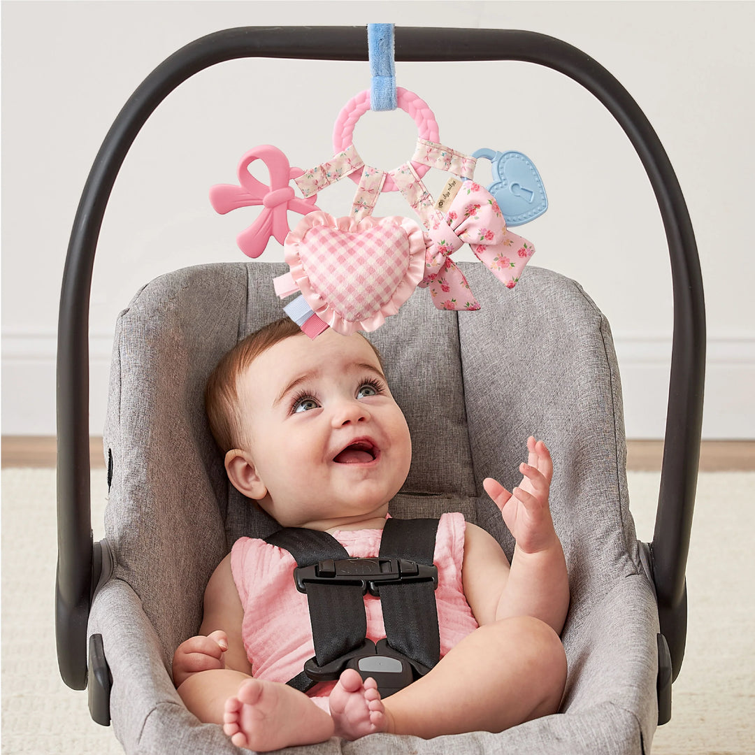 Itzy Rity Bitzy Busy Ring Teething Activity Toy - Bow