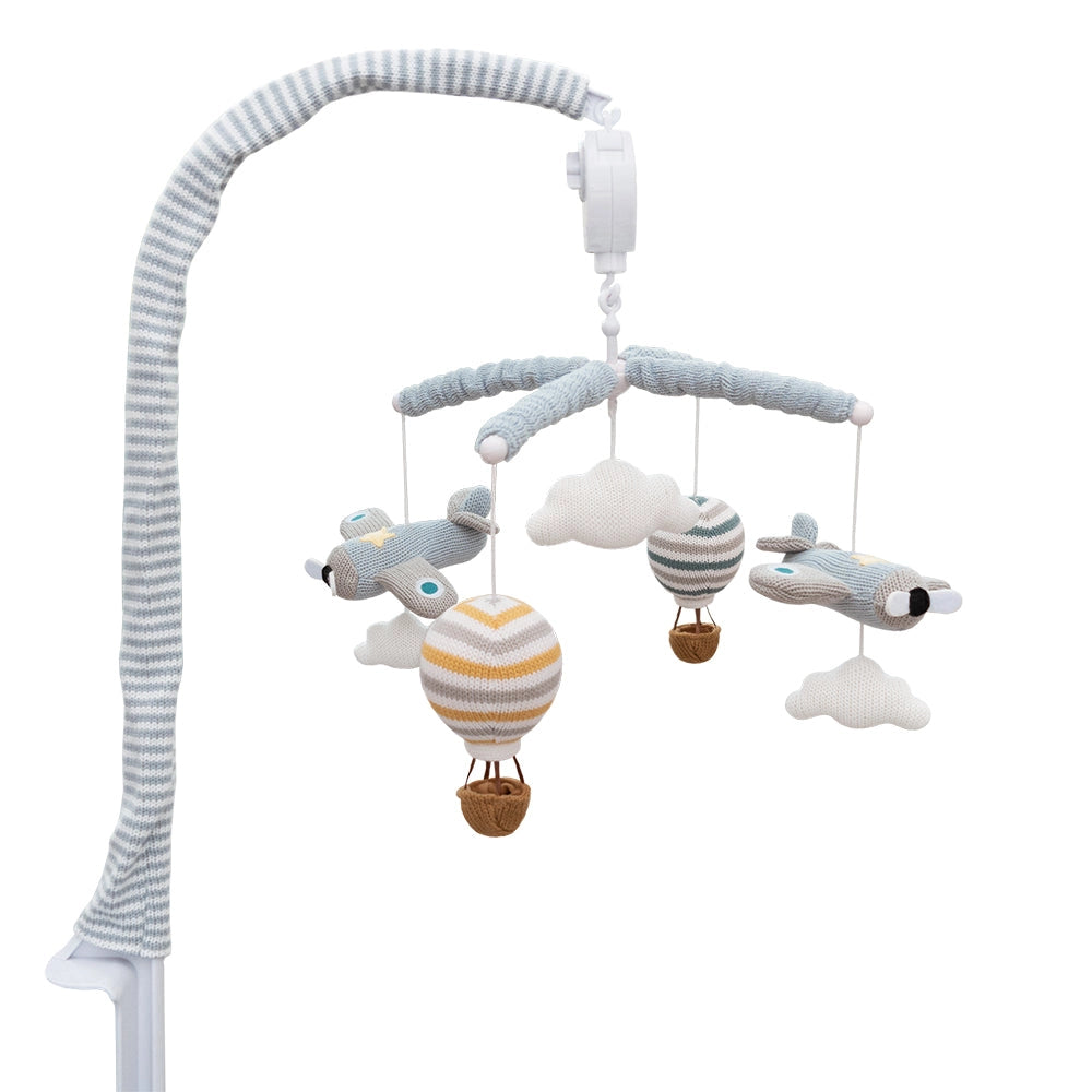 Musical Crib Mobile - Up Up and Away