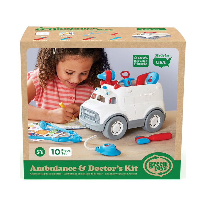 Green Toys Ambulance & Doctor's Kit
