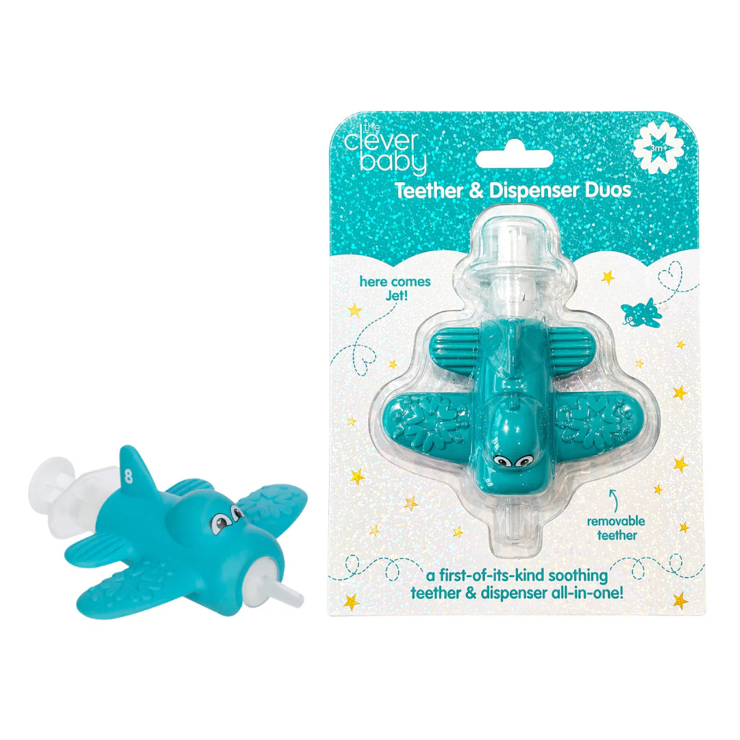 Clever Baby Teether & Dispenser Duo