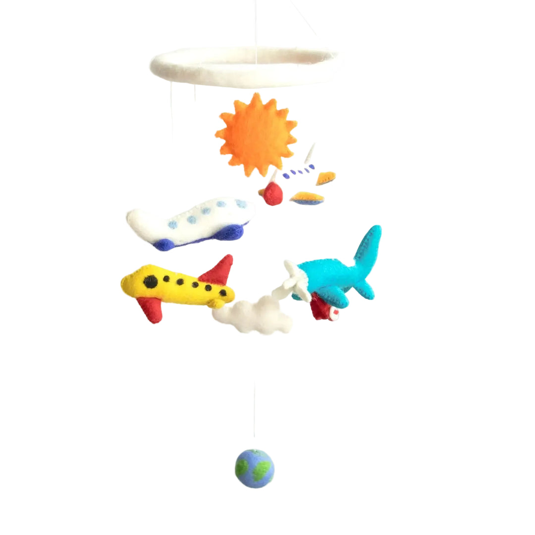 Winding Road Felted Handmade Hanging Mobiles