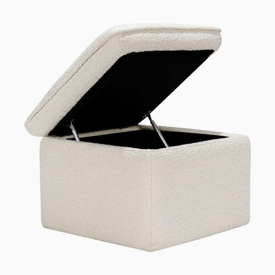 Babyletto Cali Storage Ottoman in Eco-Performance Fabric | Water Repellent & Stain Resistant