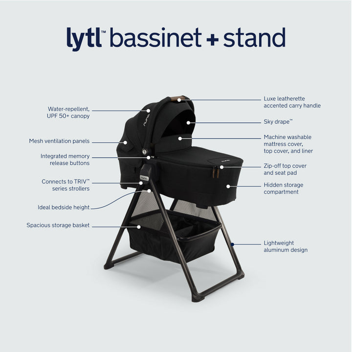 Nuna Lytl Bassinet + Stand