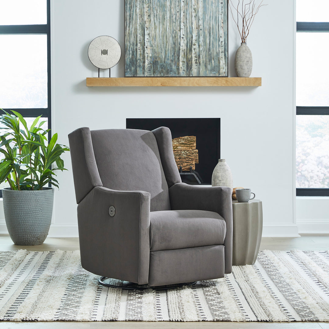 Best Chairs Lillian Swivel Glider Recliner  - USA Made