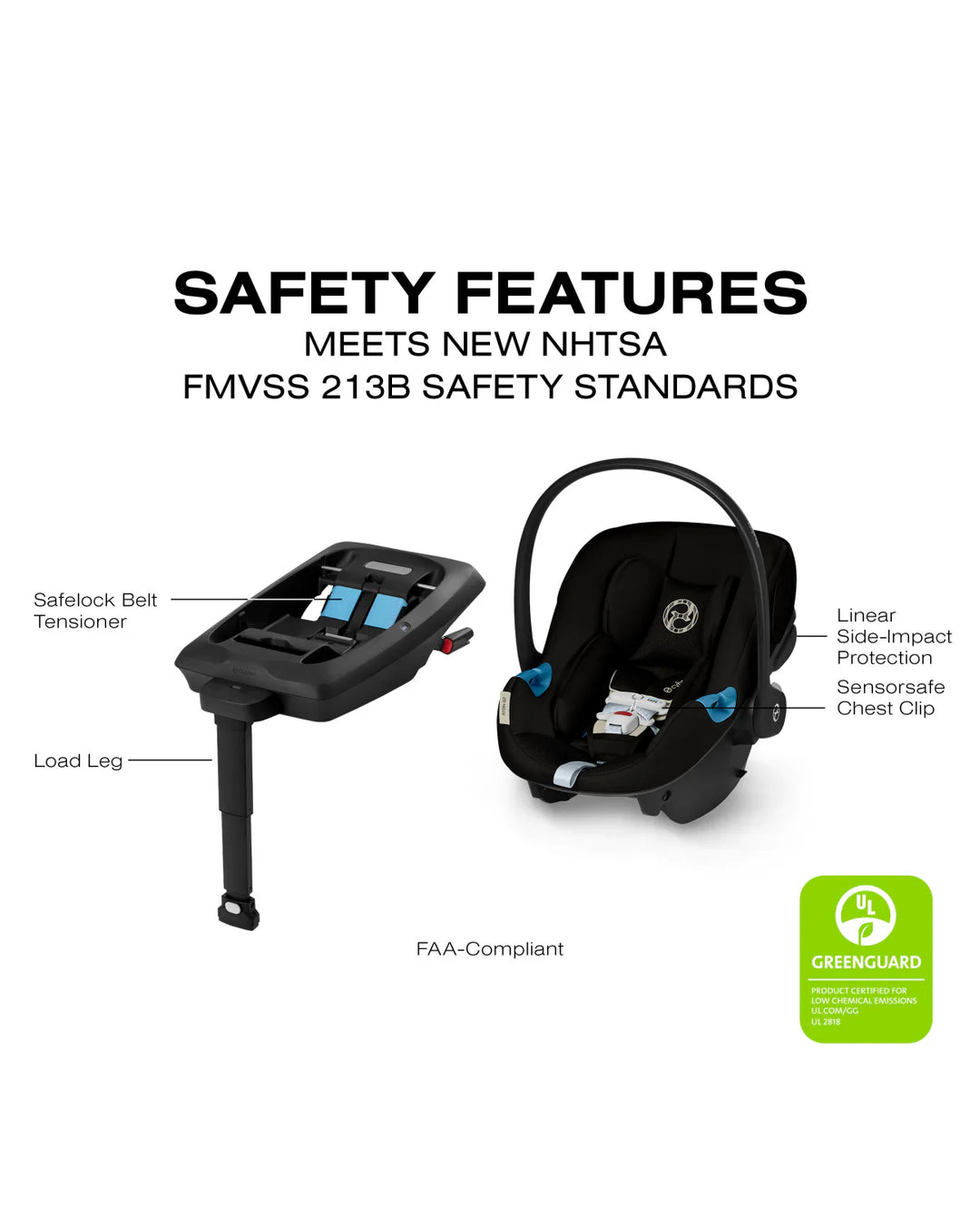 Cybex Aton G2 Infant Car Seat w/ Load Leg Base – Baby Grand Cybex Aton G2 Infant Car Seat w/ Load Leg Base – Baby Grand