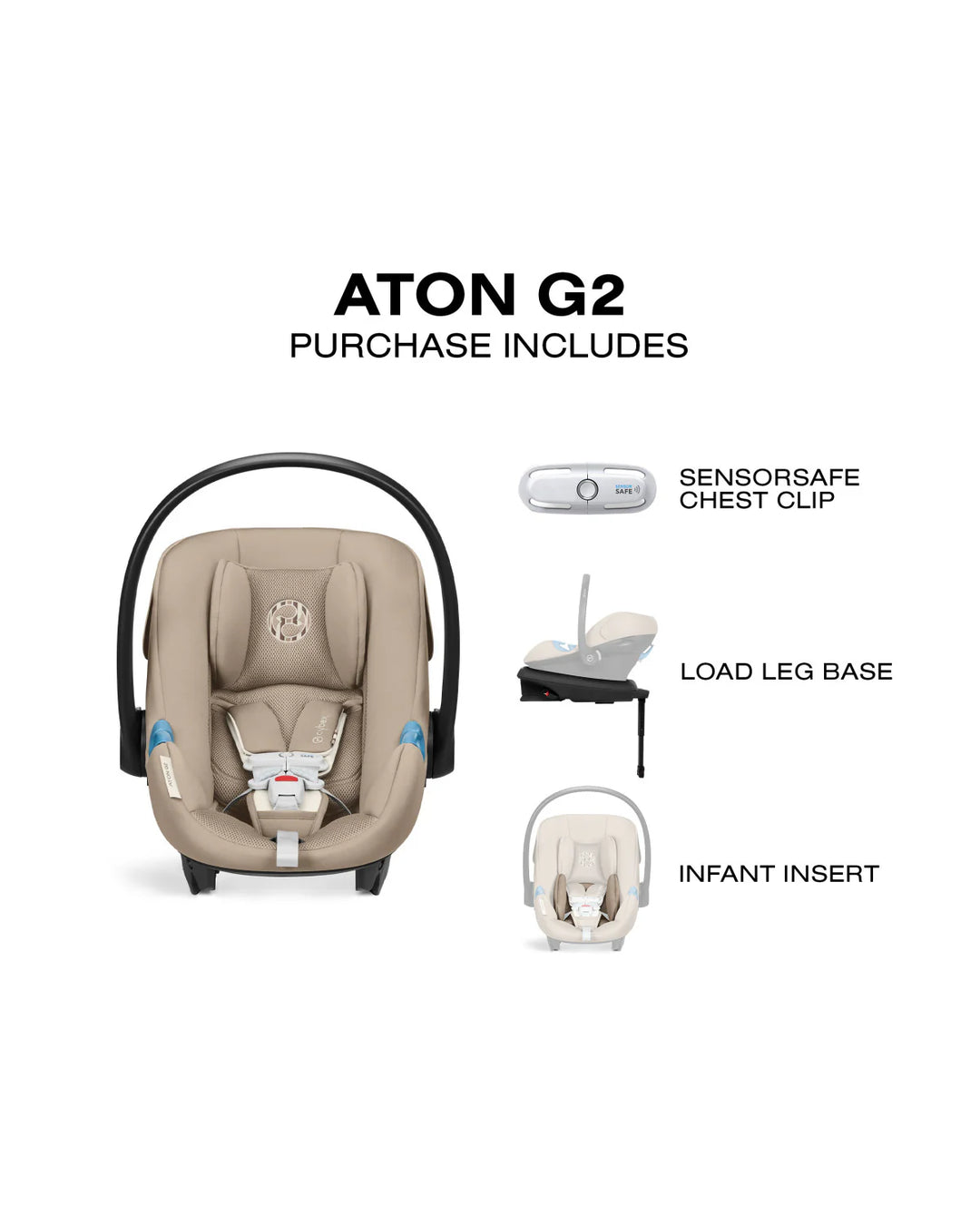 Cybex Aton G2 Infant Car Seat w/ Load Leg Base