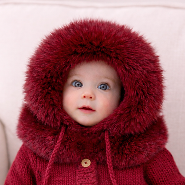 Huggaluggs Cuddle Bonnet - Crimson