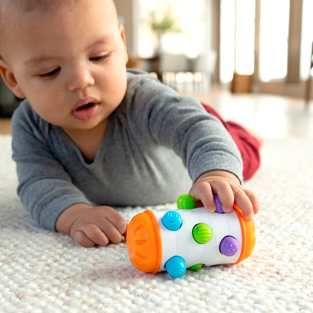 Fat brain Rolio Sensory Tummy TIme and Rattle Toy