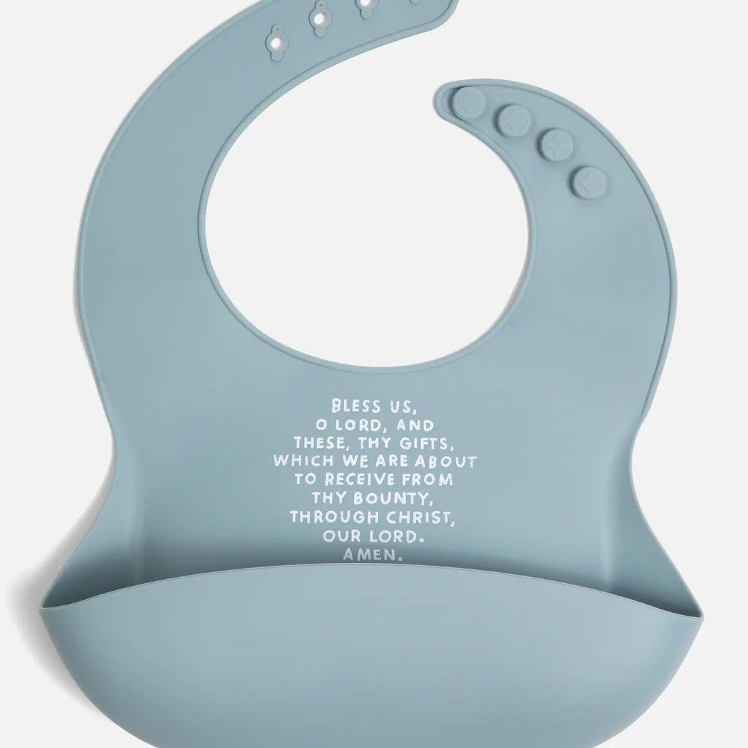 Meal Blessing Silicone Bib