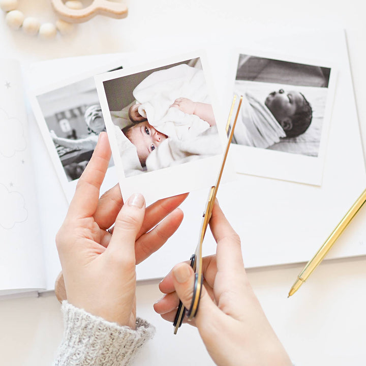 Blush and Gold My Baby Journal Newborn Keepsake Memory Book Gift