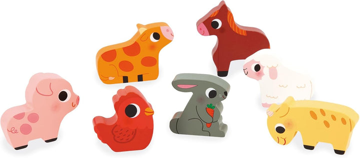 Janod  Farm Chunky Wood Puzzle