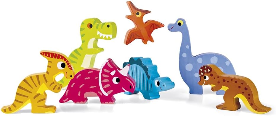 Janod  Dinosaur Chunky Wood Puzzle