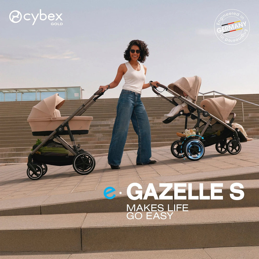 Cybex e-Gazelle S Electric Assist Stroller - Single to Double