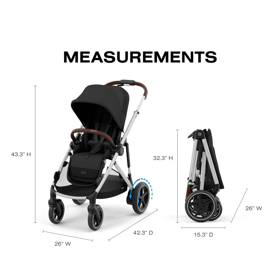 Cybex e-Gazelle S Electric Assist Stroller - Single to Double