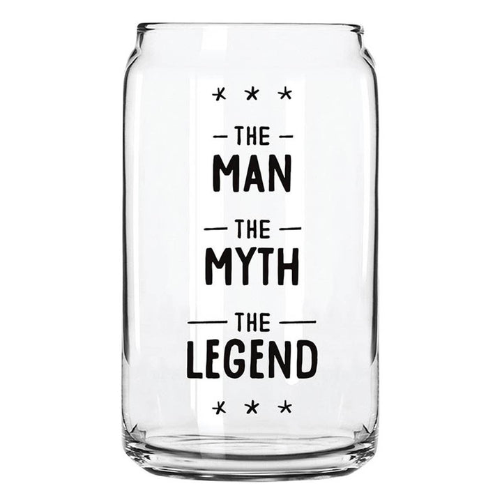 Man Myth Legend - 16oz Beer Glass