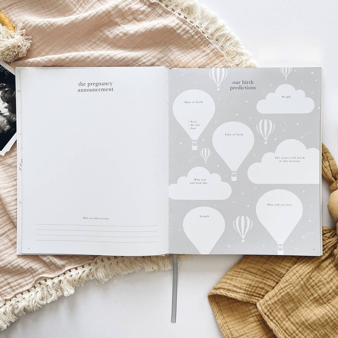 Blush and Gold Pregnancy Journal  -  Ivory