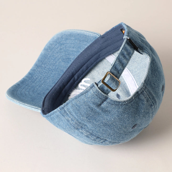 Mini Embroidered Kids Denim Hat