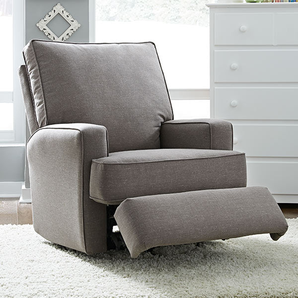 Best Chairs Ellie Swivel Glider Recliner- 21553C Charcoal