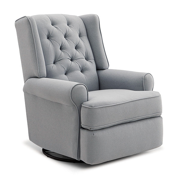 Best Chairs Kendra Tufted Swivel Glider Recliner