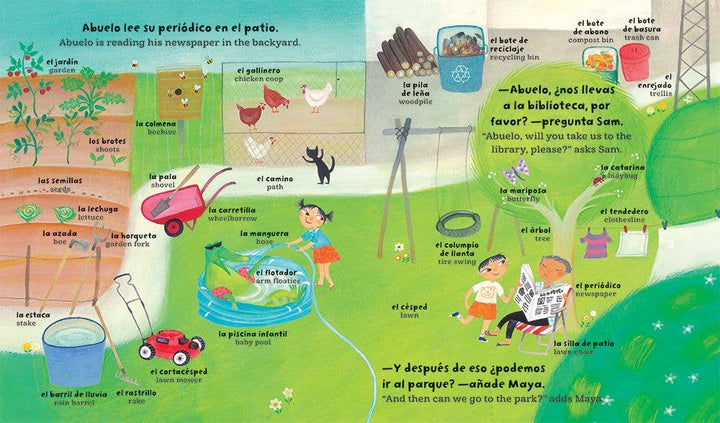 My Big Barefoot Book of Spanish and English Words Hardcover Book
