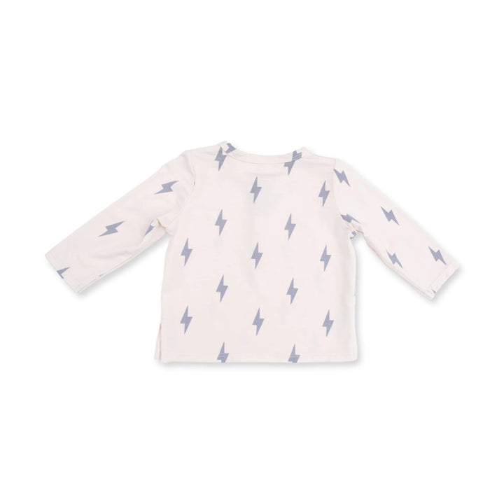 Angel Dear Long SLeeve Henley+Jogger - Lightning BOlt